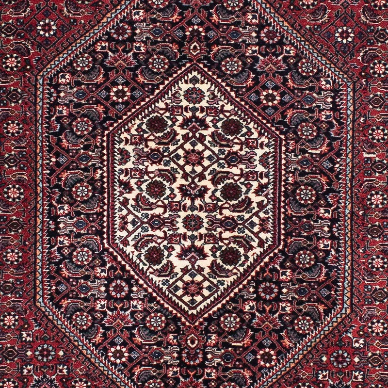 Corredor Tapete Persa - Bijar - 201 x 100 cm - vermelho escuro