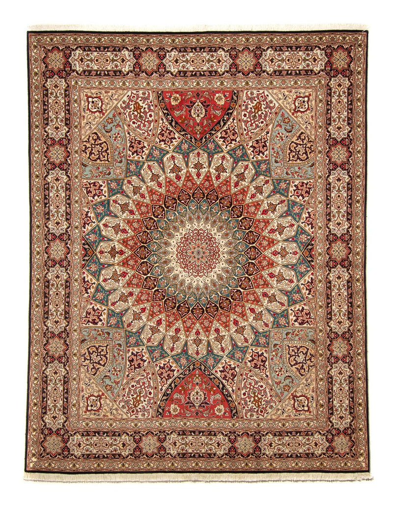 Tapete Persa - Tabriz - Royal - 254 x 204 cm - multicolorido