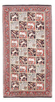 Tapete Persa - Bijar - 138 x 71 cm - vermelho claro