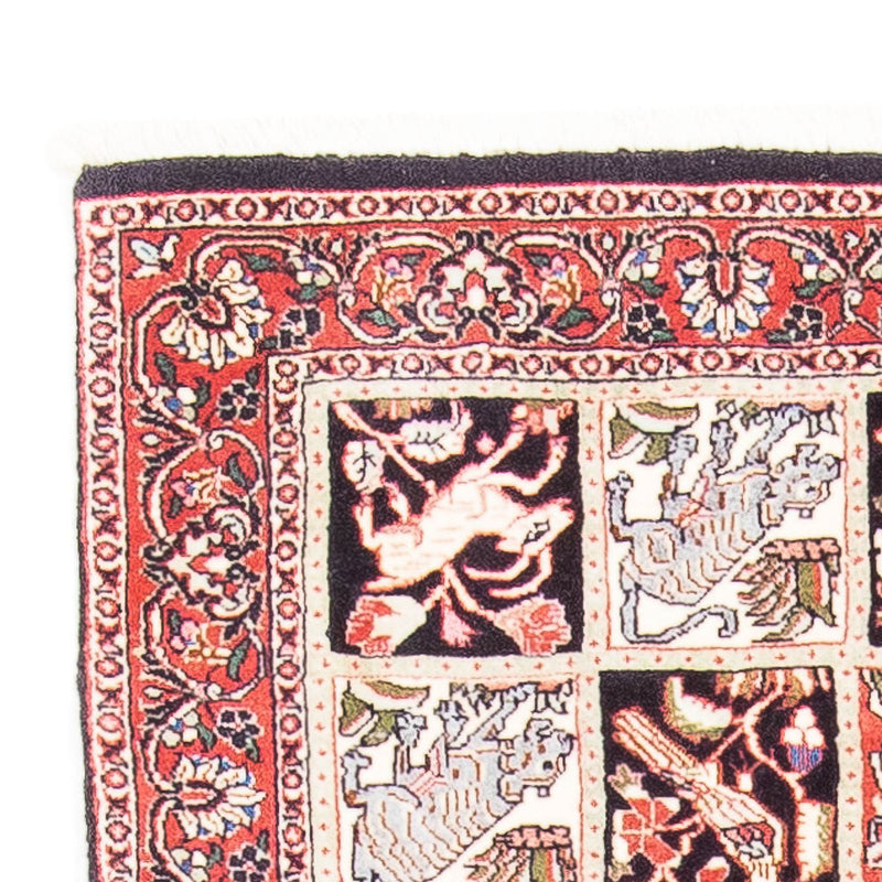 Tapete Persa - Bijar - 138 x 71 cm - vermelho claro
