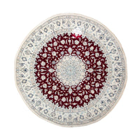 Tapete Persa - Nain ronda  - 297 x 297 cm - vermelho escuro – product image
