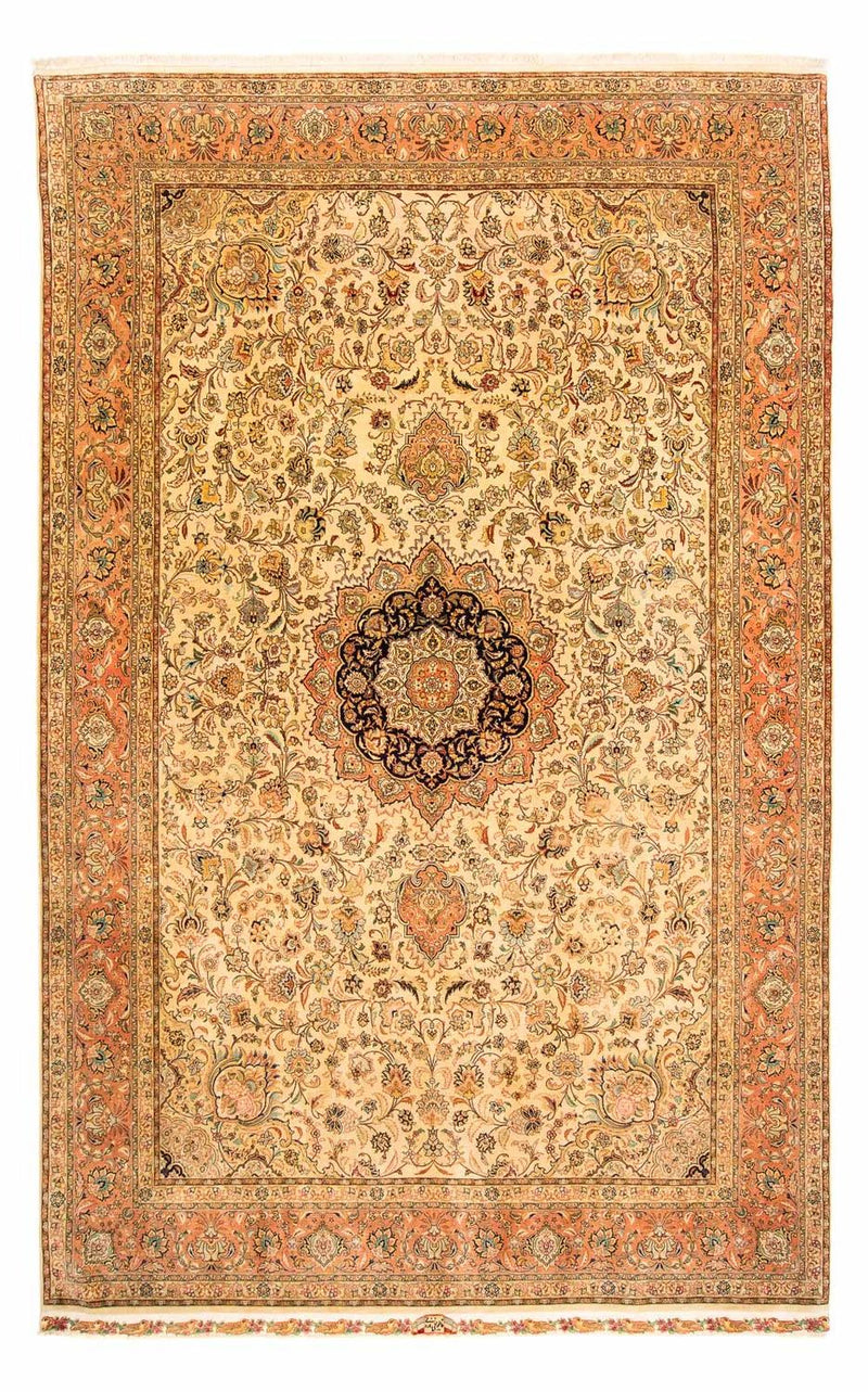 Tapete Persa - Tabriz - Premium - 320 x 201 cm - castanho