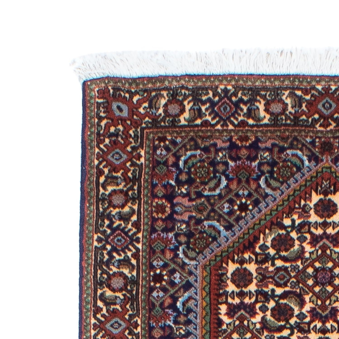 Corredor Tapete Persa - Bijar - 255 x 69 cm - azul