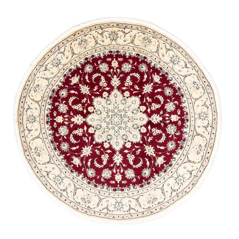 Tapete Persa - Nain ronda  - 245 x 245 cm - vermelho escuro