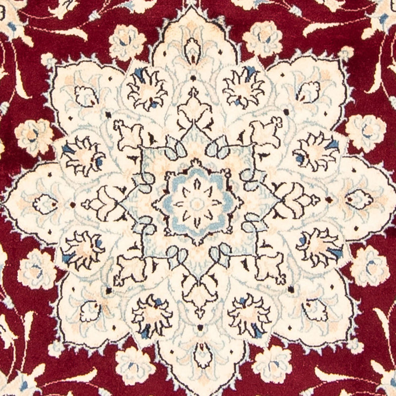 Tapete Persa - Nain ronda  - 245 x 245 cm - vermelho escuro