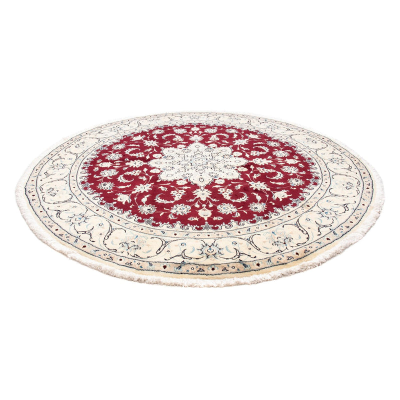 Tapete Persa - Nain ronda  - 245 x 245 cm - vermelho escuro