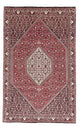 Tapete Persa - Bijar - 172 x 110 cm - vermelho claro
