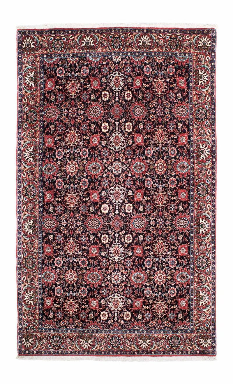 Tapete Persa - Bijar - 219 x 130 cm - azul escuro