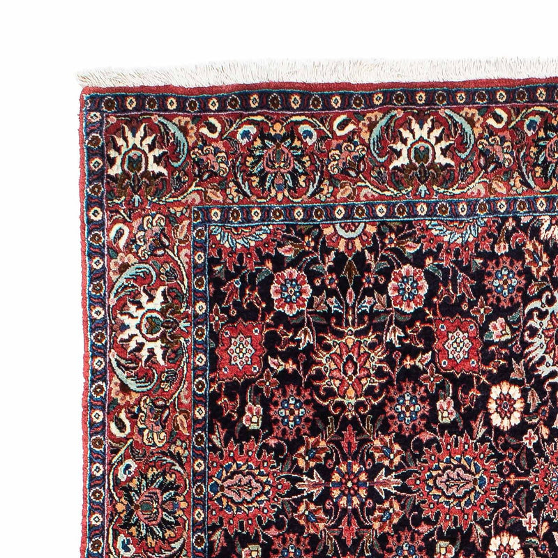 Tapete Persa - Bijar - 219 x 130 cm - azul escuro