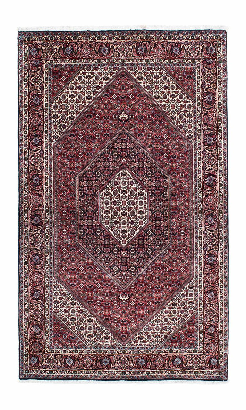 Tapete Persa - Bijar - 211 x 126 cm - vermelho claro