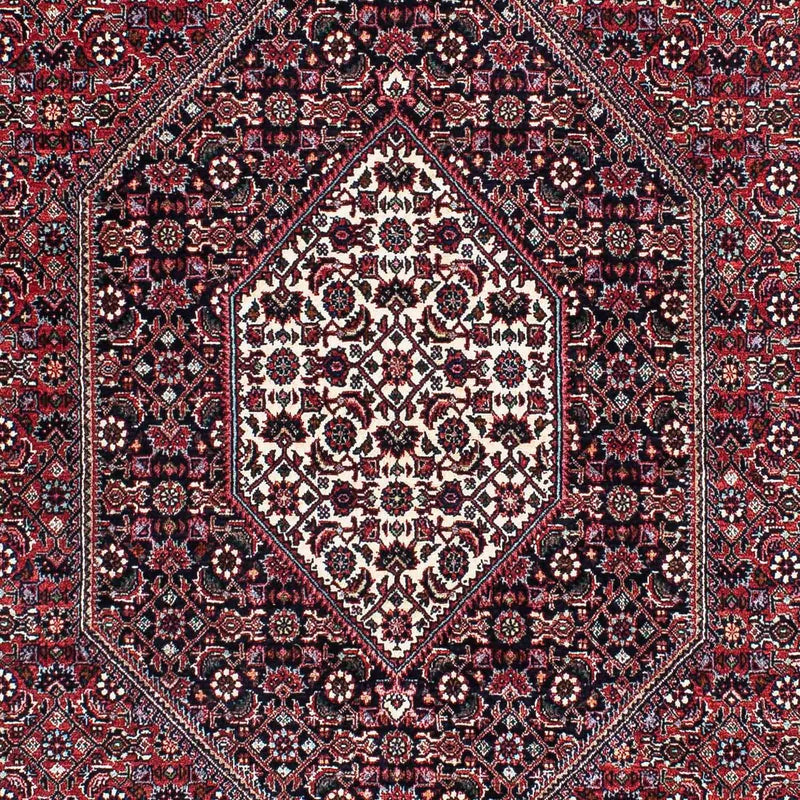 Tapete Persa - Bijar - 211 x 126 cm - vermelho claro