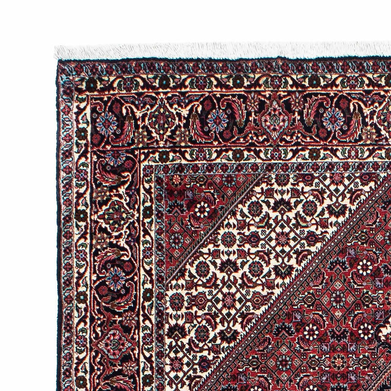 Tapete Persa - Bijar - 211 x 126 cm - vermelho claro