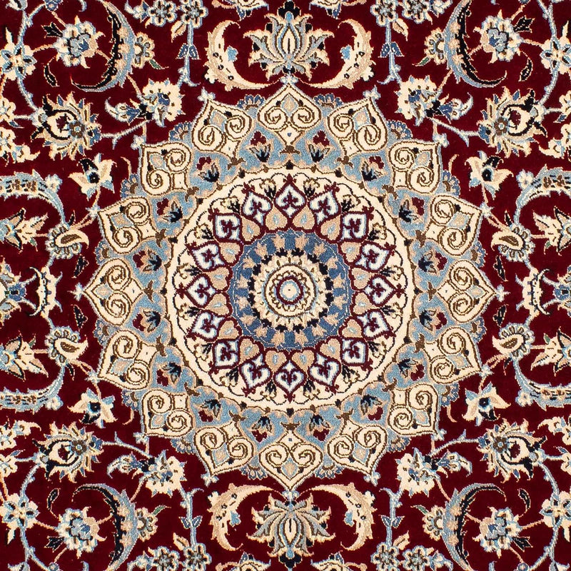 Tapete Persa - Nain - Royal - 242 x 155 cm - vermelho escuro