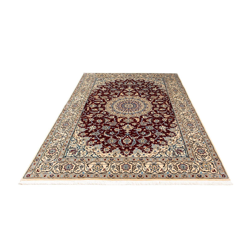 Tapete Persa - Nain - Royal - 242 x 155 cm - vermelho escuro