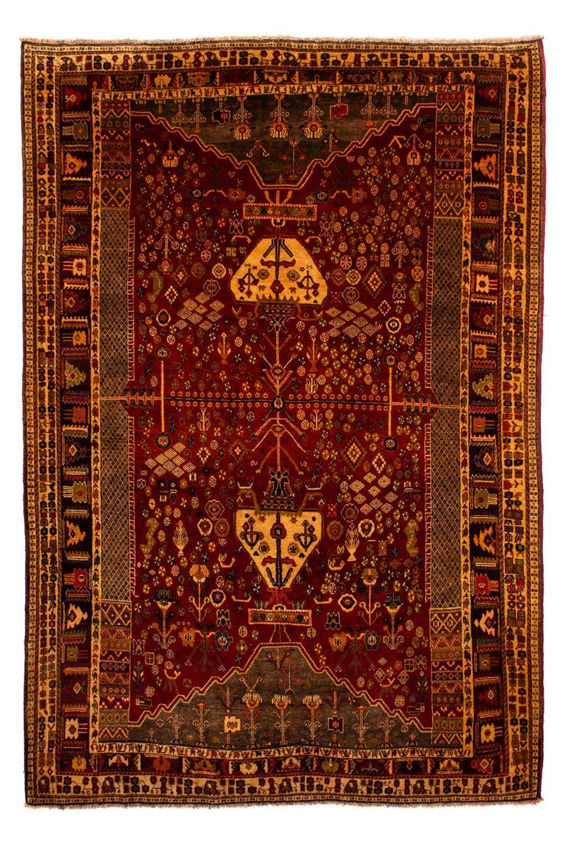 Tapete Persa - Nomadic - 290 x 204 cm - vermelho escuro