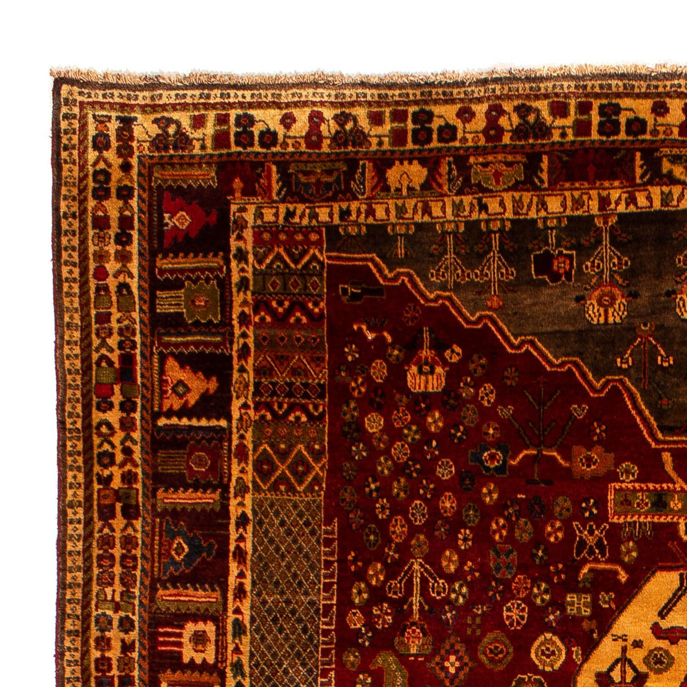 Tapete Persa - Nomadic - 290 x 204 cm - vermelho escuro