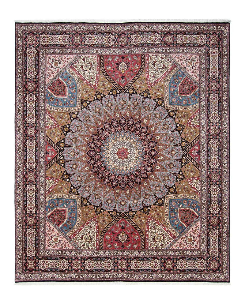 Tapete Persa - Tabriz - Royal - 303 x 256 cm - multicolorido