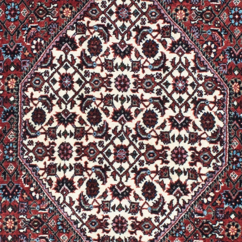 Corredor Tapete Persa - Bijar - 203 x 70 cm - azul escuro