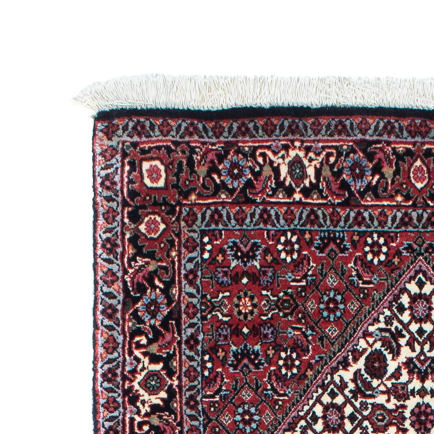 Corredor Tapete Persa - Bijar - 203 x 70 cm - azul escuro
