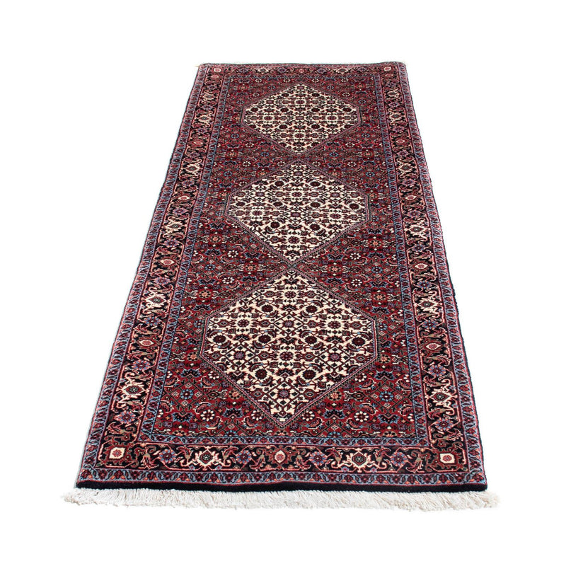Corredor Tapete Persa - Bijar - 203 x 70 cm - azul escuro
