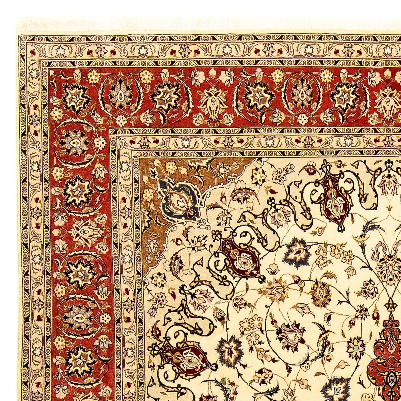 Tapete Persa - Tabriz - Royal - 349 x 252 cm - bege