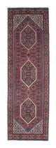 Corredor Tapete Persa - Bijar - 245 x 74 cm - vermelho claro