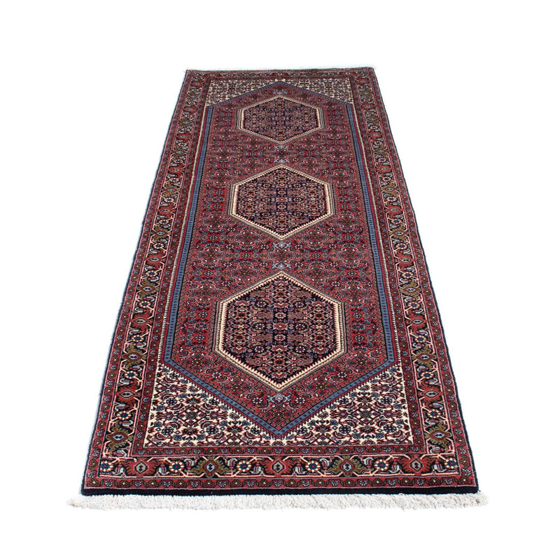 Corredor Tapete Persa - Bijar - 245 x 74 cm - vermelho claro