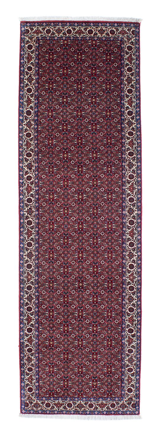 Corredor Tapete Persa - Bijar - 295 x 86 cm - ferrugem