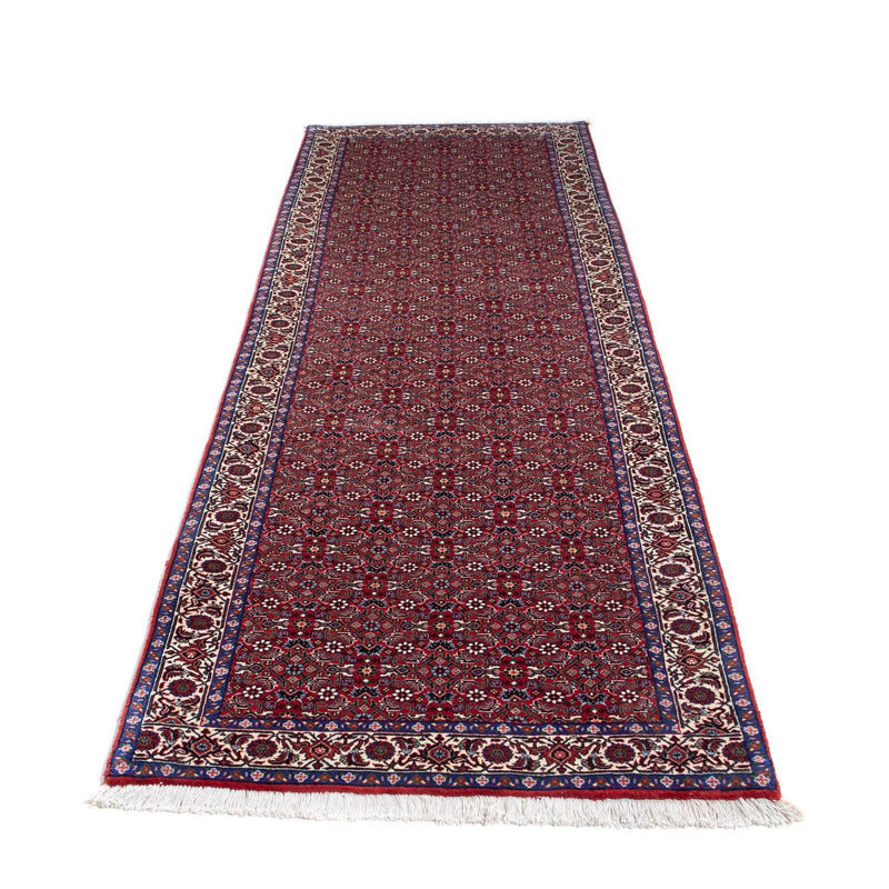 Corredor Tapete Persa - Bijar - 295 x 86 cm - ferrugem