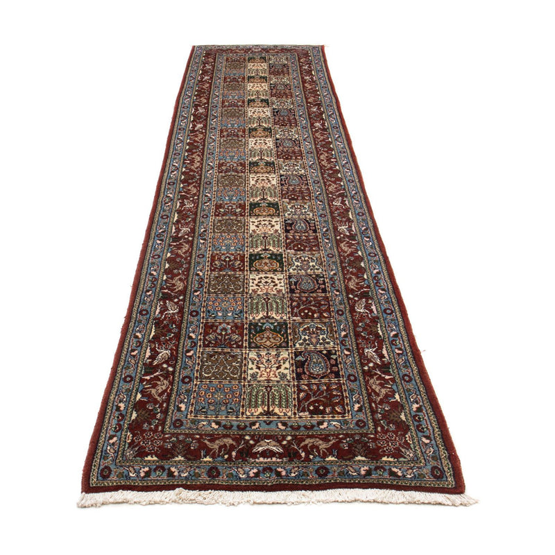Corredor Tapete Persa - Clássico - 388 x 82 cm - vermelho escuro