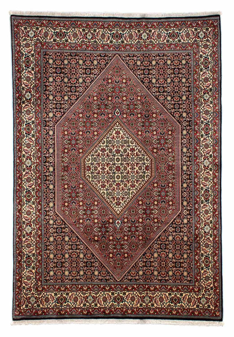 Tapete Persa - Bijar - 291 x 196 cm - vermelho claro