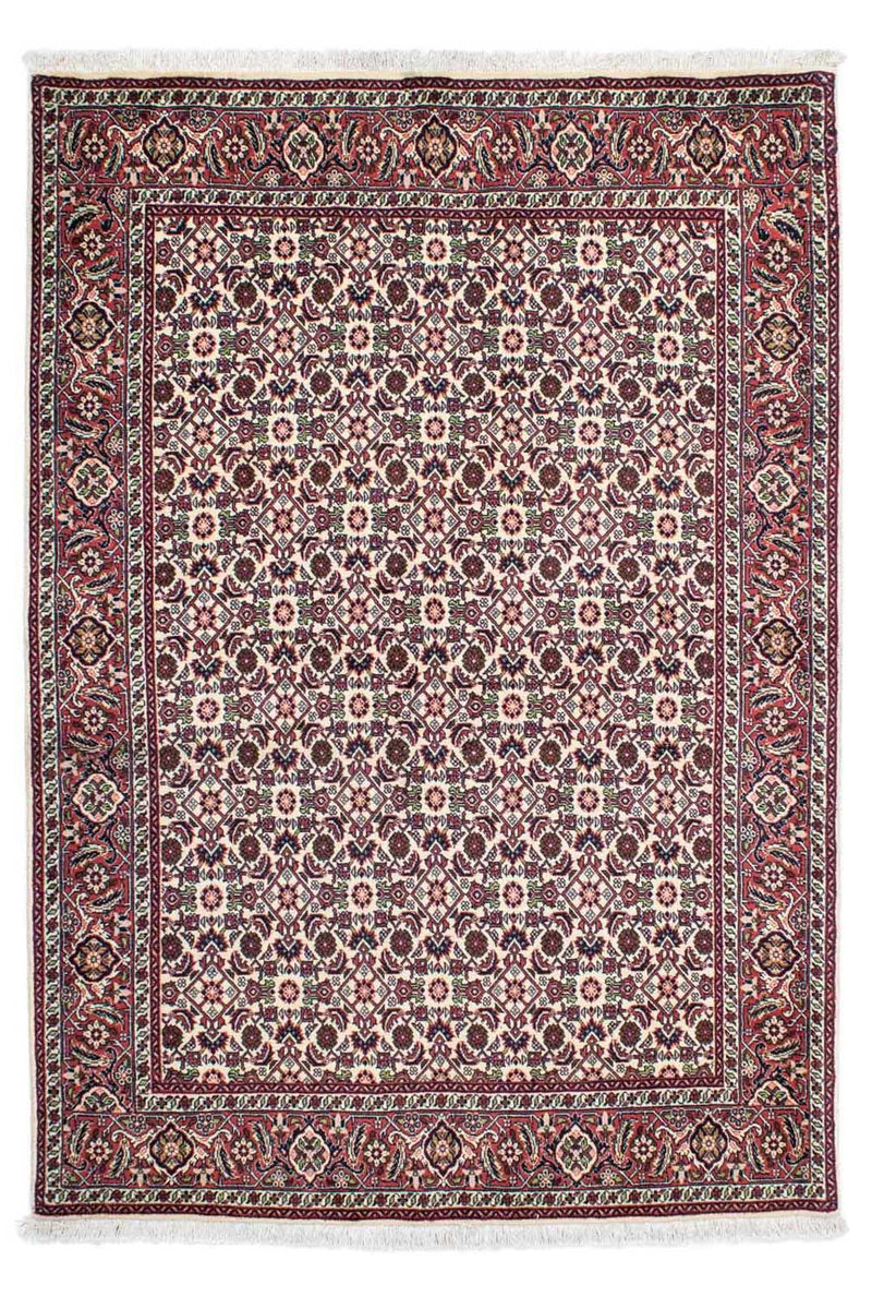 Tapete Persa - Bijar - 207 x 128 cm - azul escuro