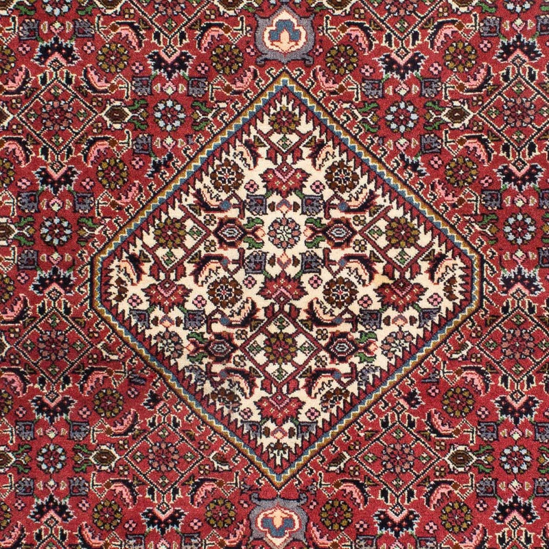 Tapete Persa - Bijar - 216 x 137 cm - azul escuro