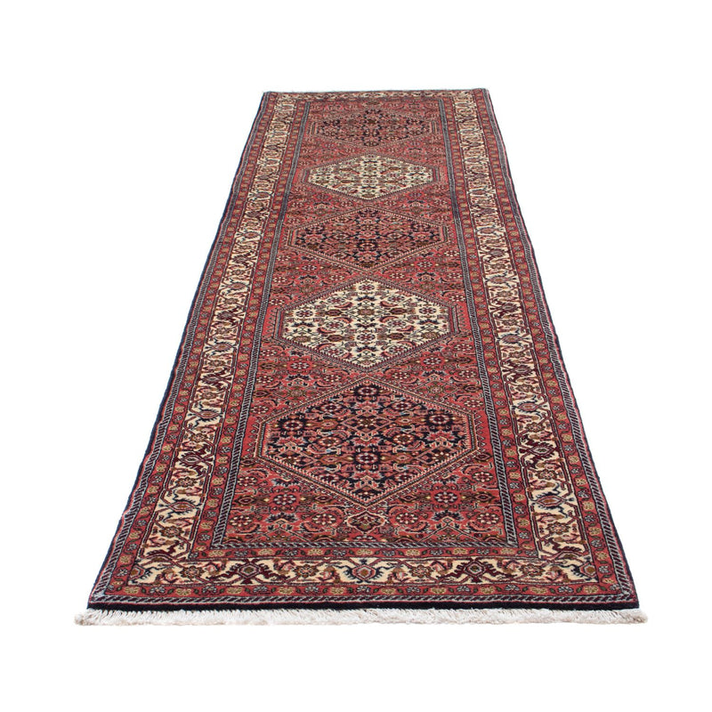 Corredor Tapete Persa - Bijar - 313 x 83 cm - vermelho claro