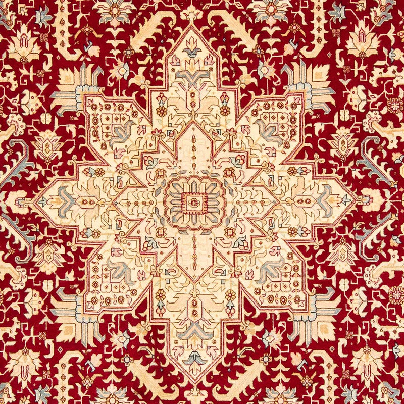 Tapete Persa - Tabriz - Royal - 300 x 200 cm - vermelho escuro