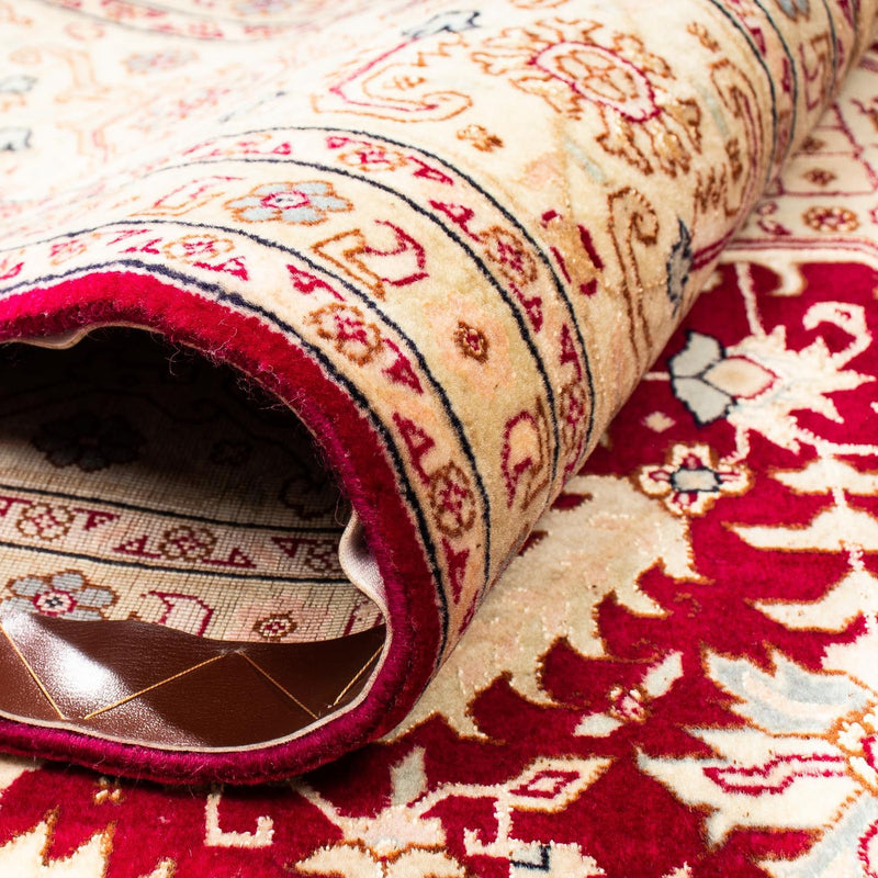 Tapete Persa - Tabriz - Royal - 300 x 200 cm - vermelho escuro
