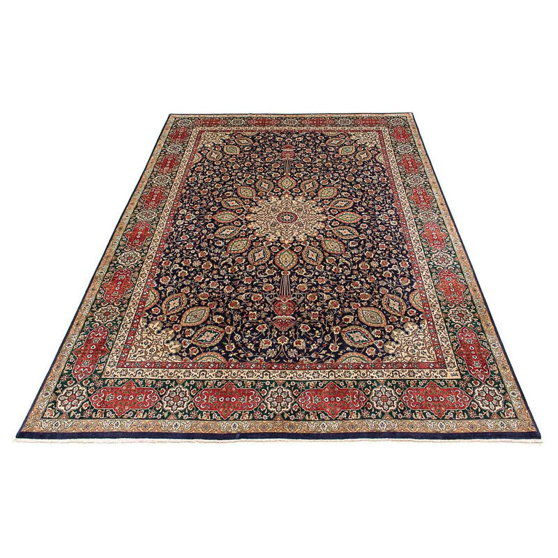 Tapete Persa - Tabriz - Royal - 395 x 289 cm - azul escuro
