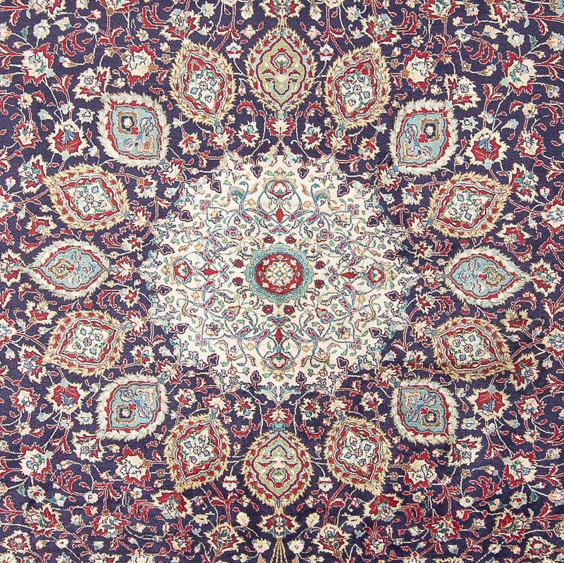 Tapete Persa - Tabriz - Royal - 401 x 300 cm - azul escuro