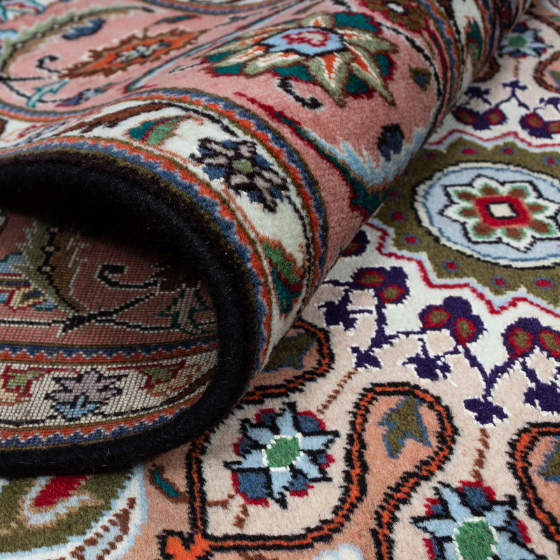 Tapete Persa - Tabriz - Royal - 293 x 190 cm - azul escuro