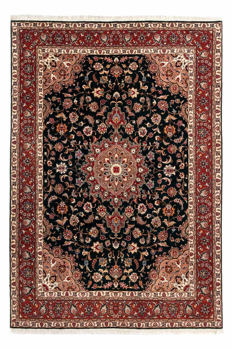 Tapete Persa - Tabriz - Royal - 266 x 192 cm - azul escuro