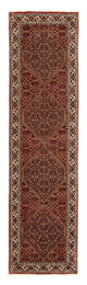 Corredor Tapete Persa - Bijar - 313 x 82 cm - castanho