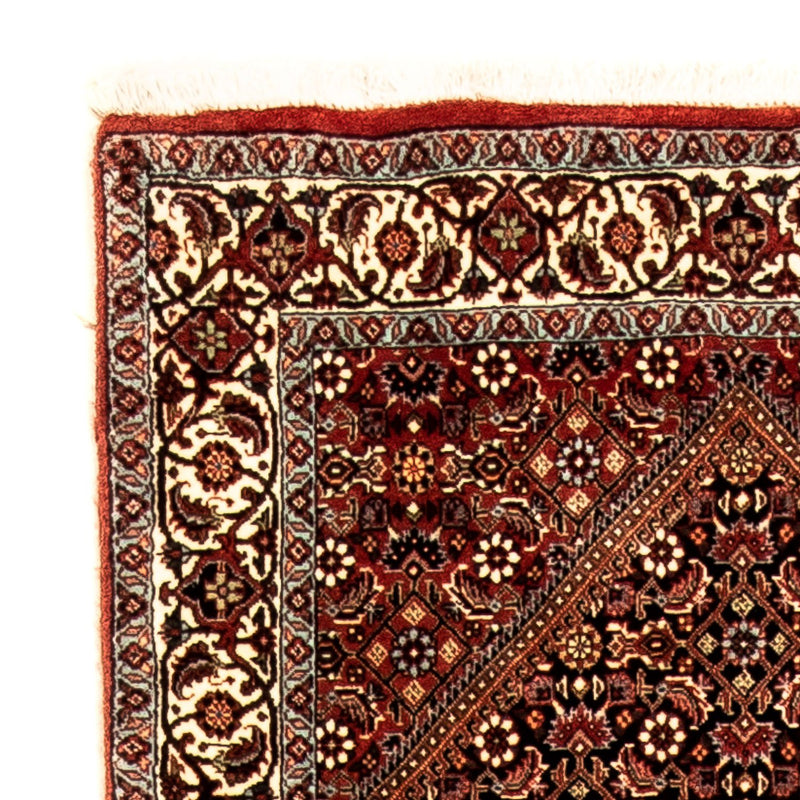 Corredor Tapete Persa - Bijar - 313 x 82 cm - castanho