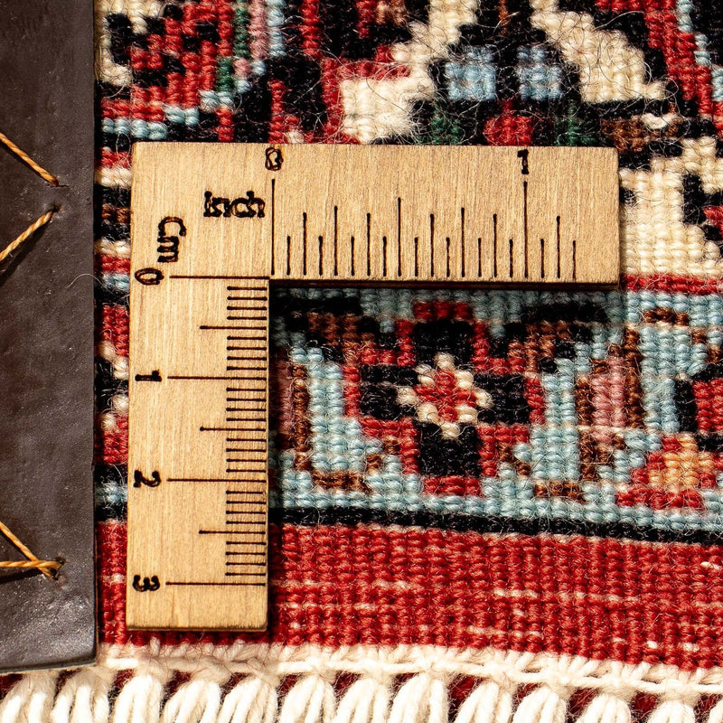 Corredor Tapete Persa - Bijar - 313 x 82 cm - castanho