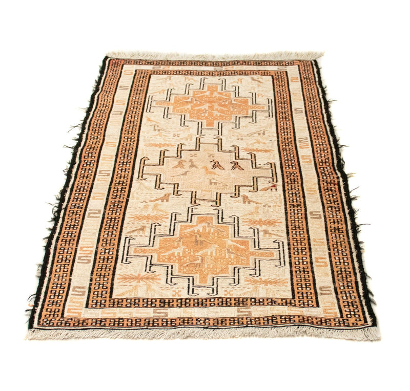 Kilim de seda Tapete 62x103cm