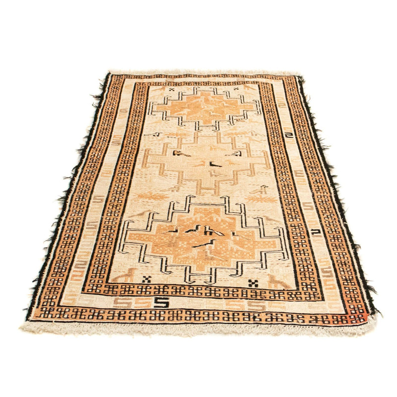 Kilim de seda Tapete 63x107cm