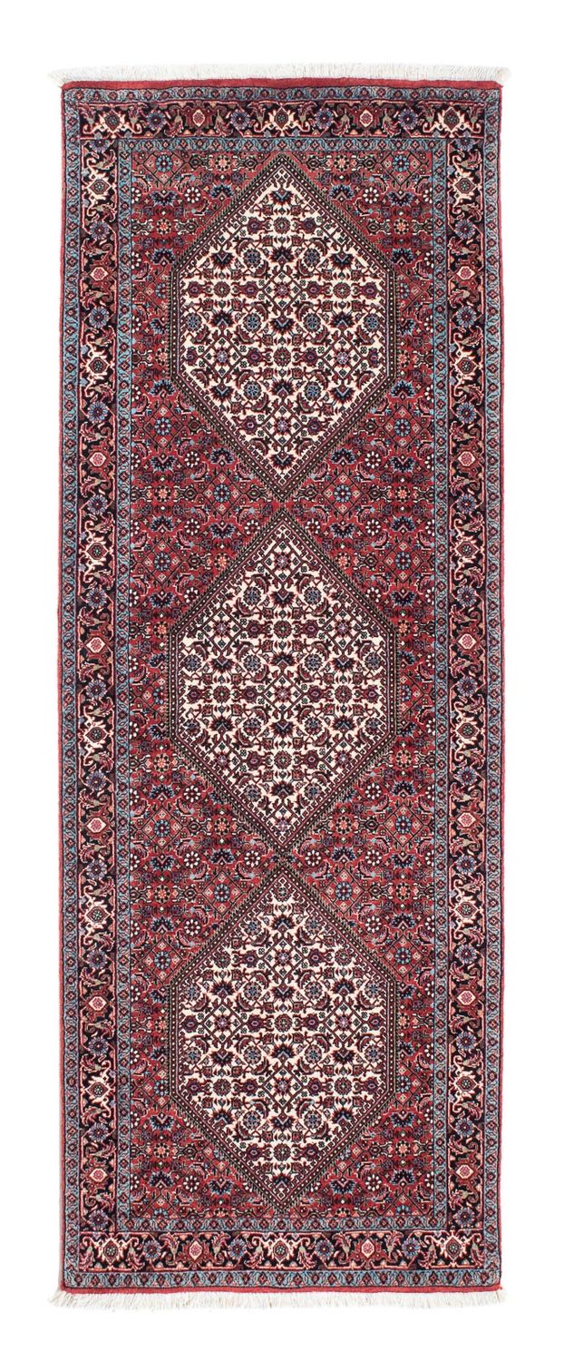 Corredor Tapete Persa - Bijar - 210 x 74 cm - vermelho