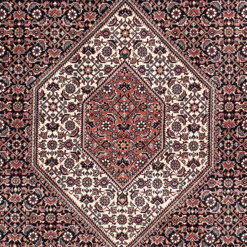 Tapete Persa - Bijar - 211 x 130 cm - azul escuro
