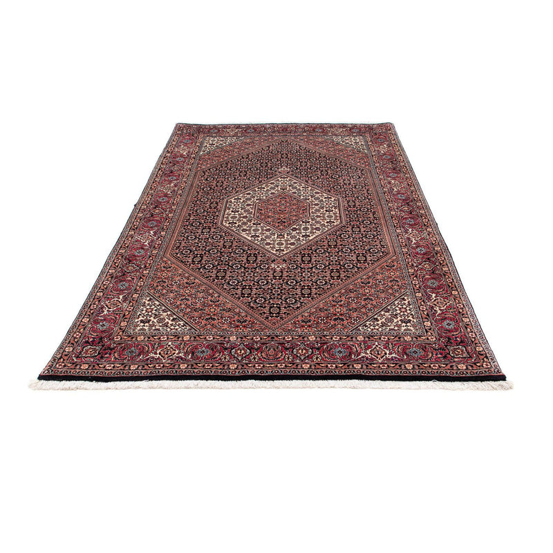 Tapete Persa - Bijar - 211 x 130 cm - azul escuro