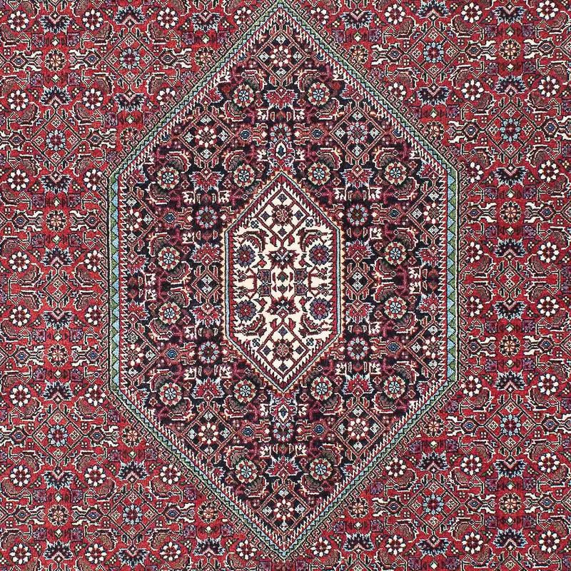 Tapete Persa - Bijar - 212 x 133 cm - azul escuro