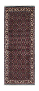 Corredor Tapete Persa - Bijar - 194 x 72 cm - azul escuro